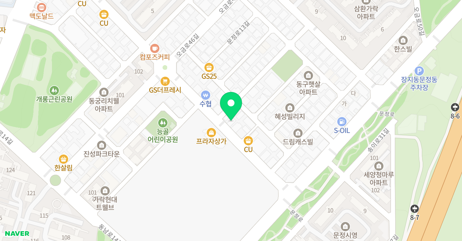 엠알에스 영어학원 위치