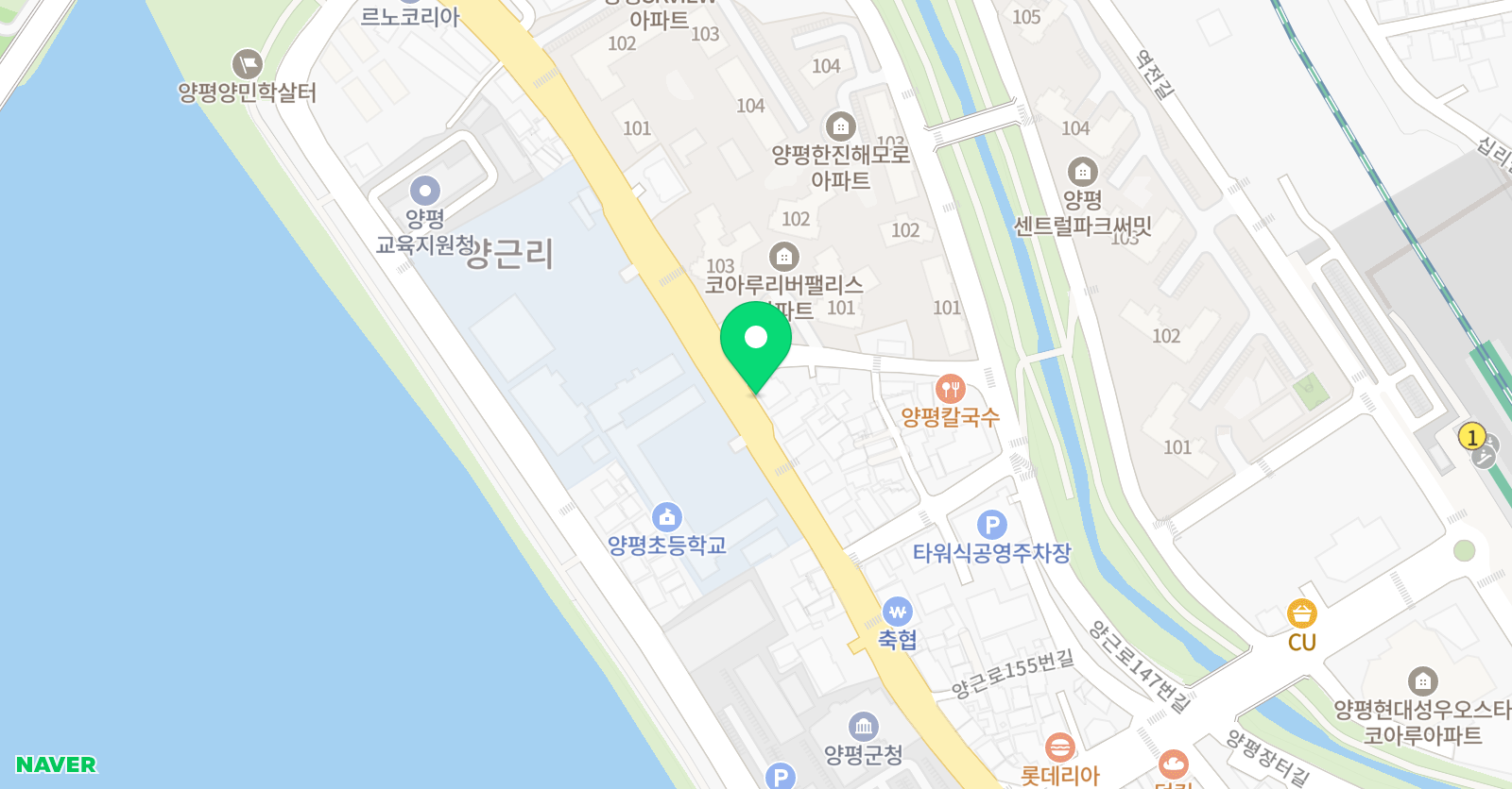 빨간펜 수학의달인 양평1호점 위치