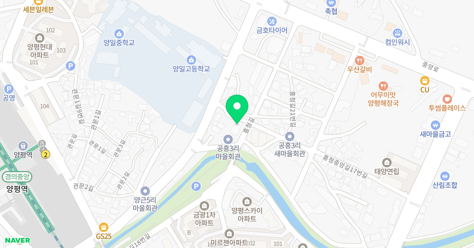 BOM 학원 위치