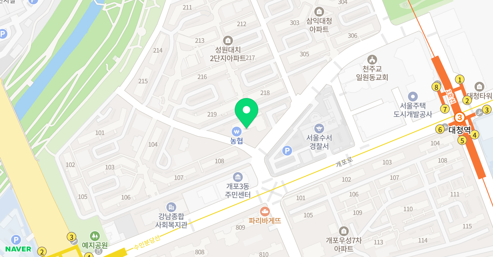 하이탑 수학교실 위치