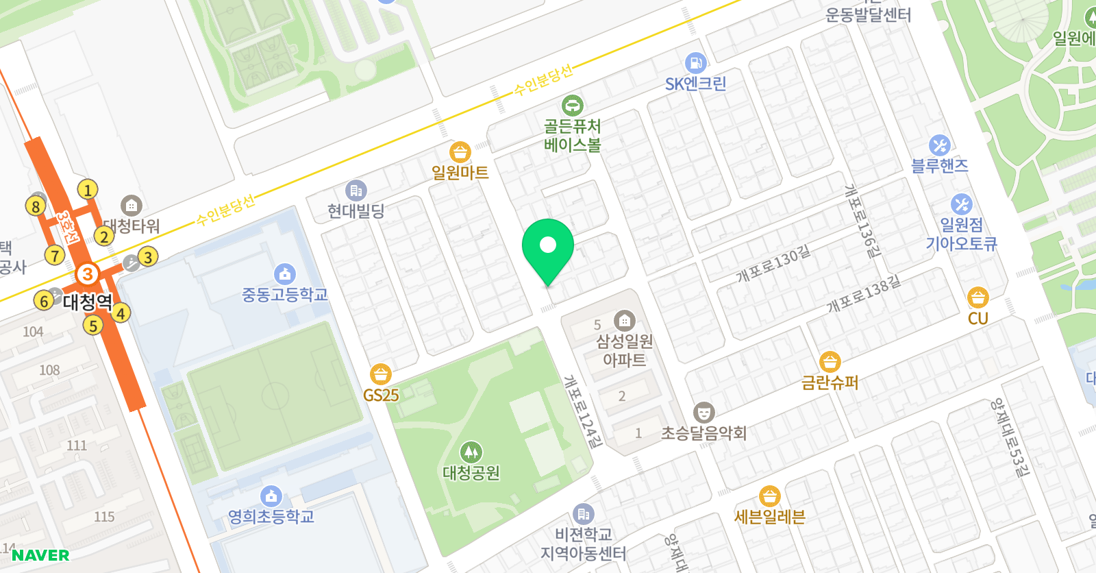 피아노산책 음악교습소 위치