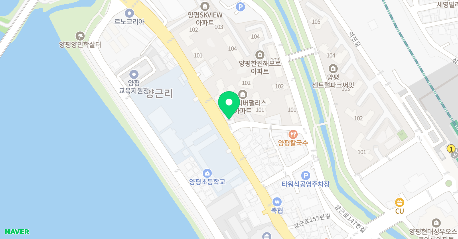 쎈수학러닝센터 양평학원 위치