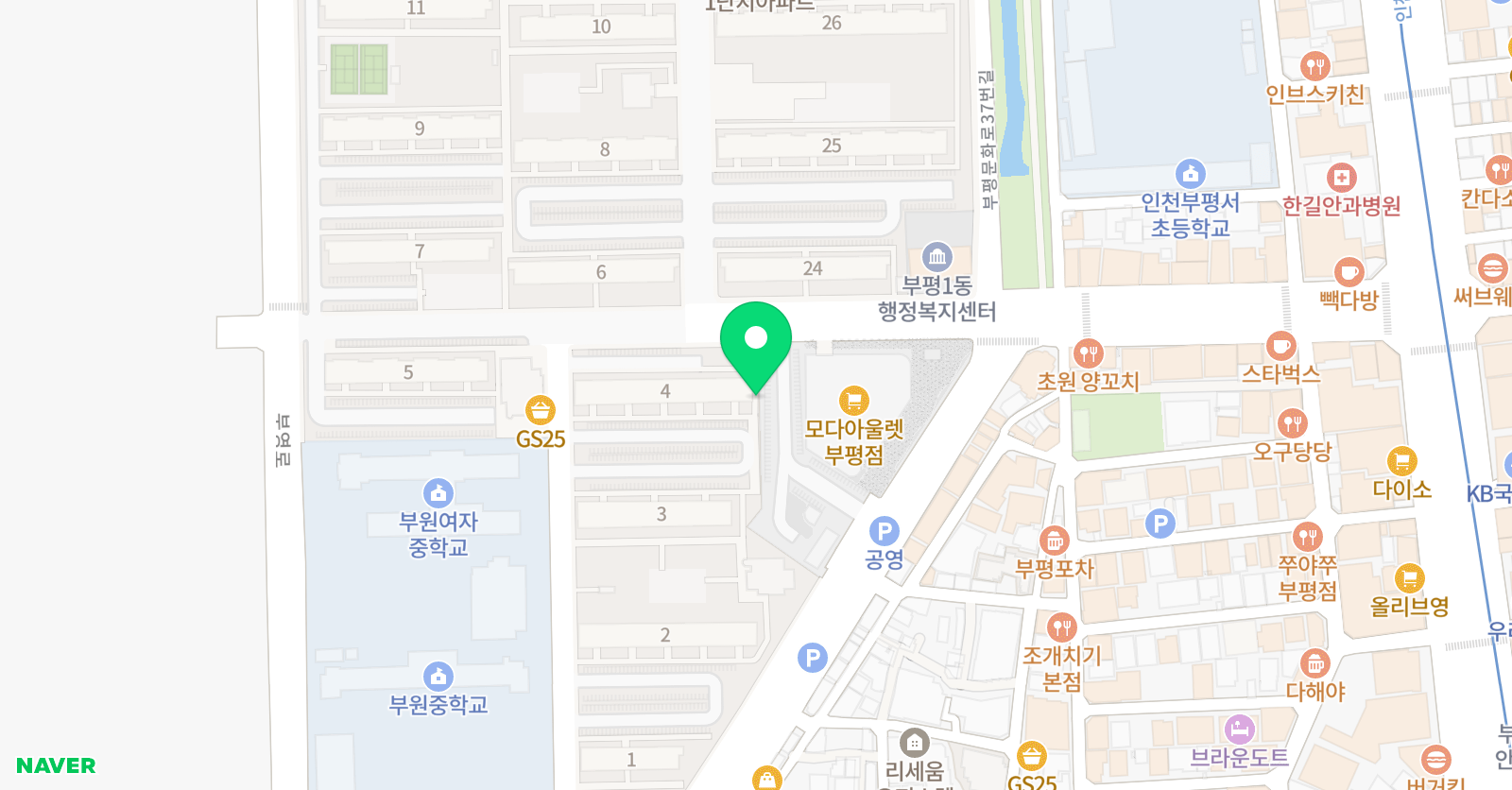 리드인 독서논술 부평동아점 위치
