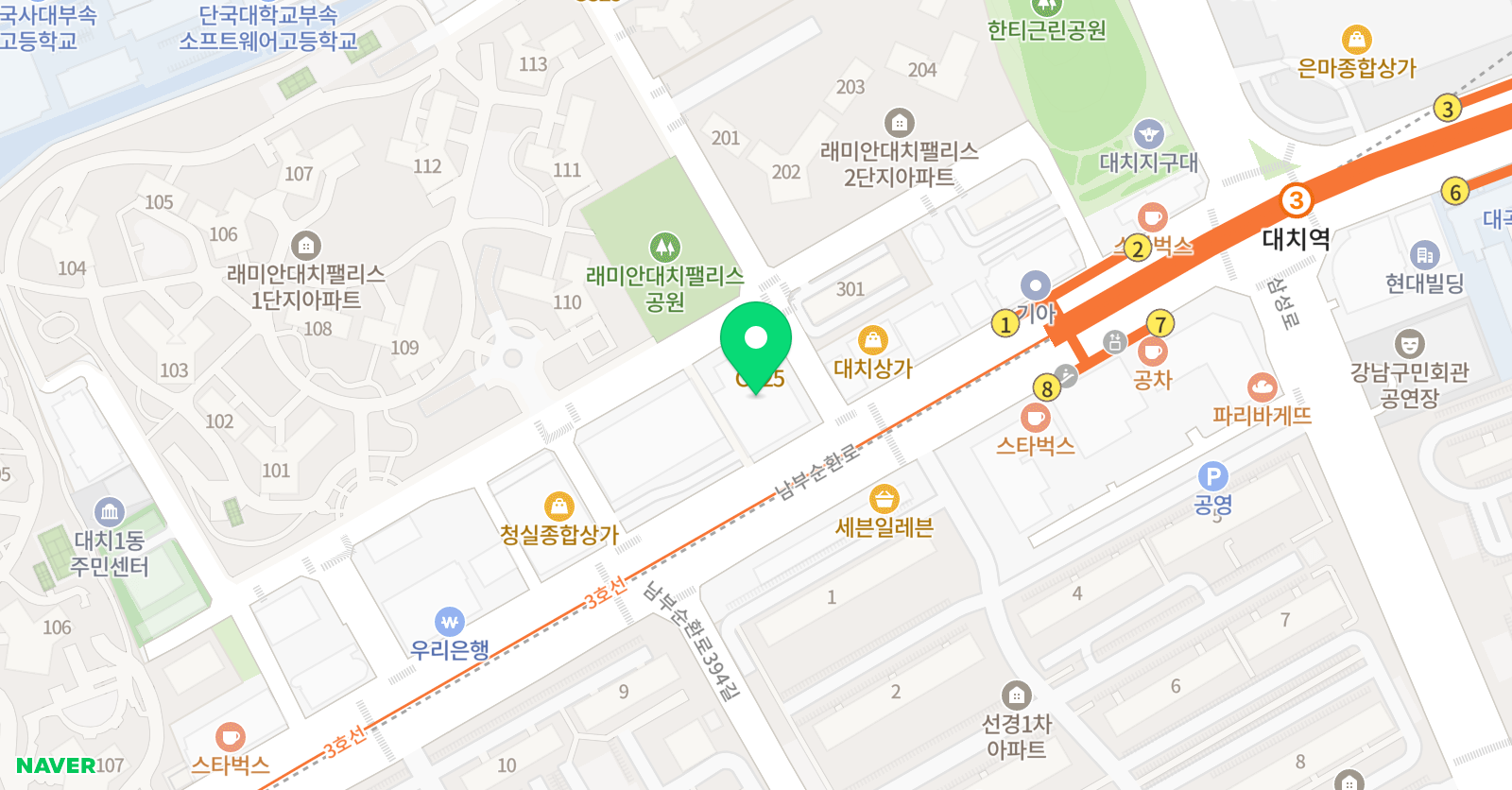 지티복싱 클래시아점 위치