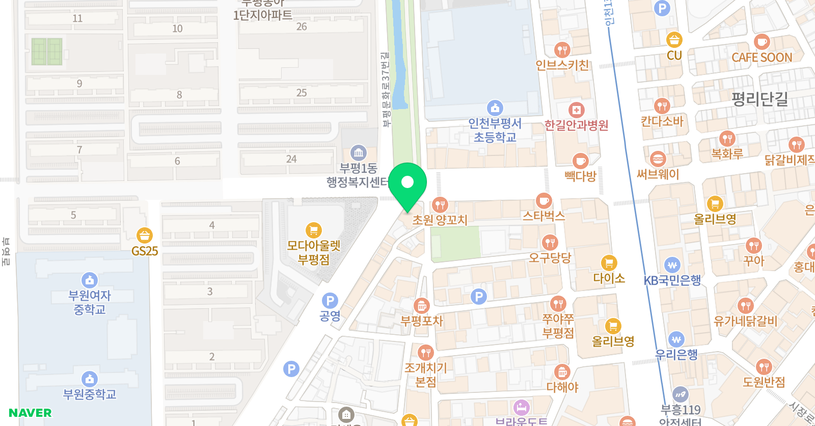 포스터디 학원 위치