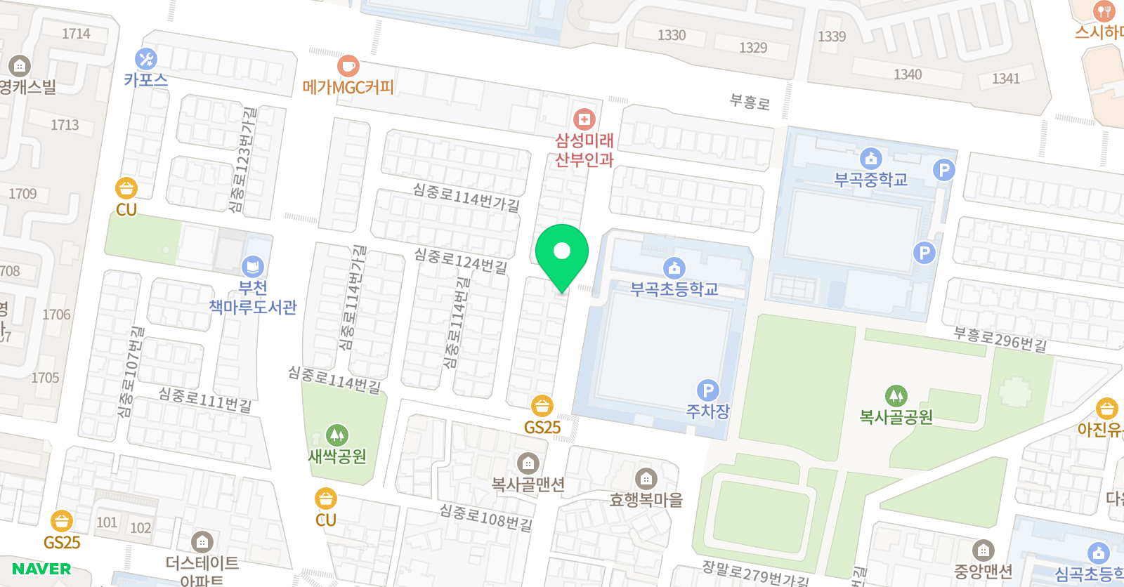 삼성 영어 부천부곡초교실 위치
