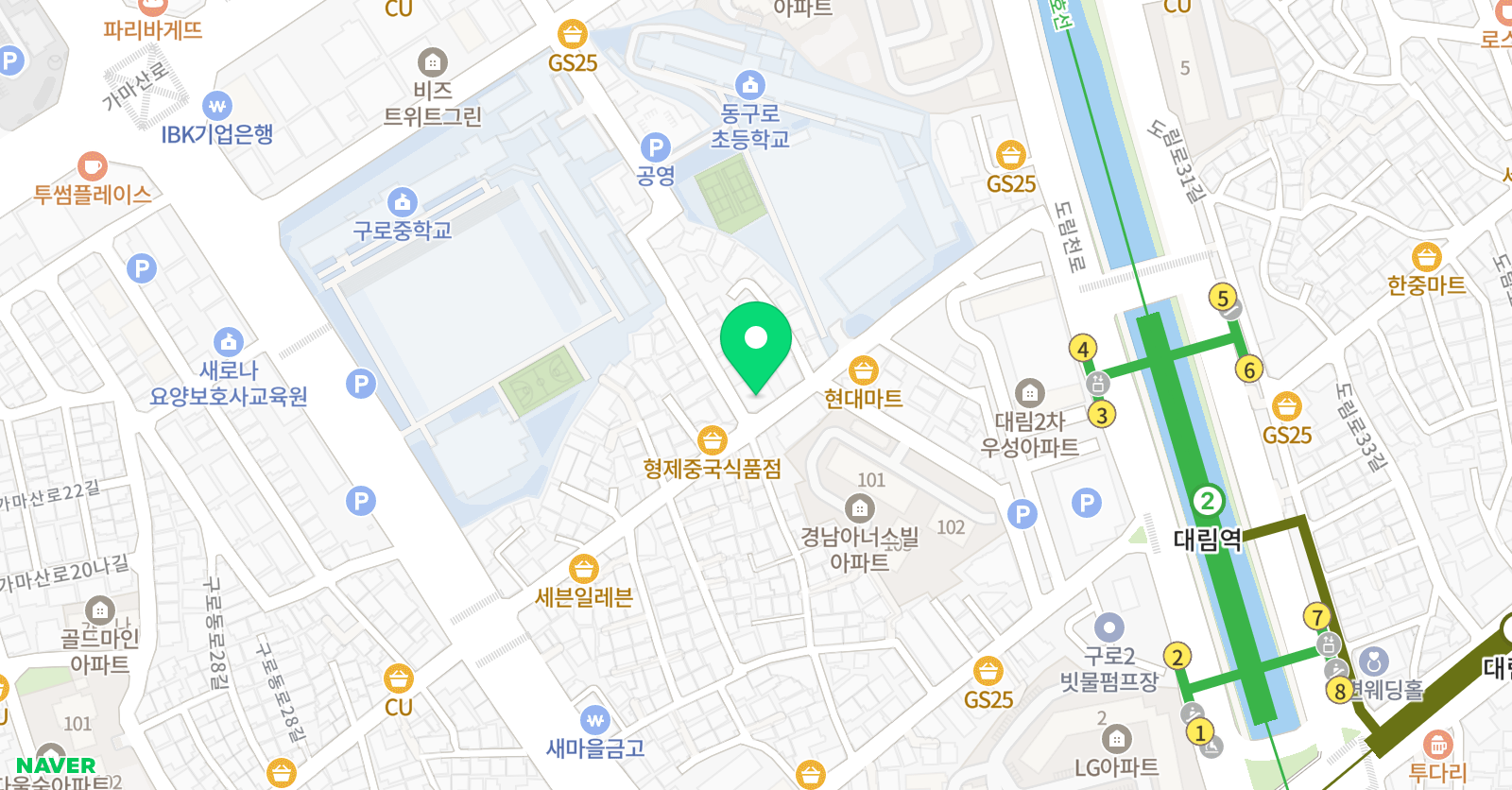 수베스트 학원 위치