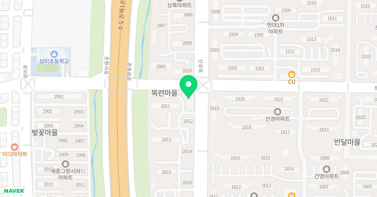 용인대한울 태권도 위치