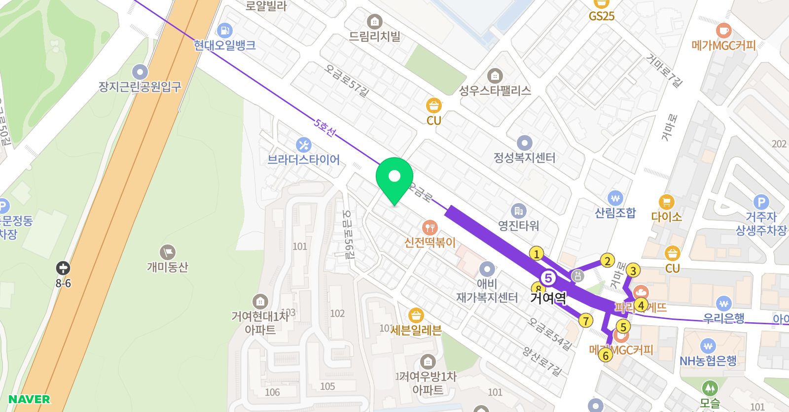 라라엠 음악미술학원 위치
