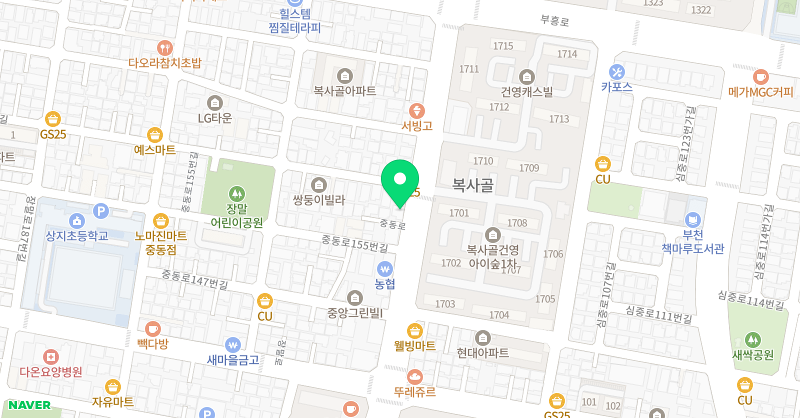 더퍼스트 학원 위치