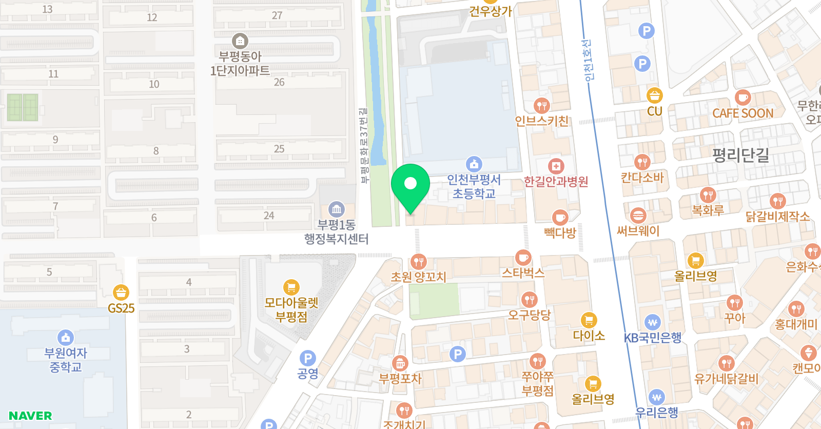 예의바른 비룡 태권도 위치