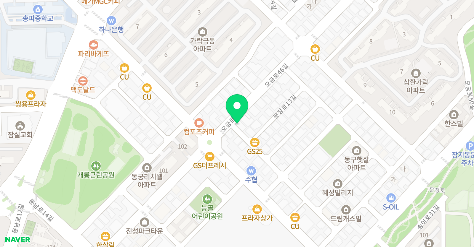 피아노포르테S 위치