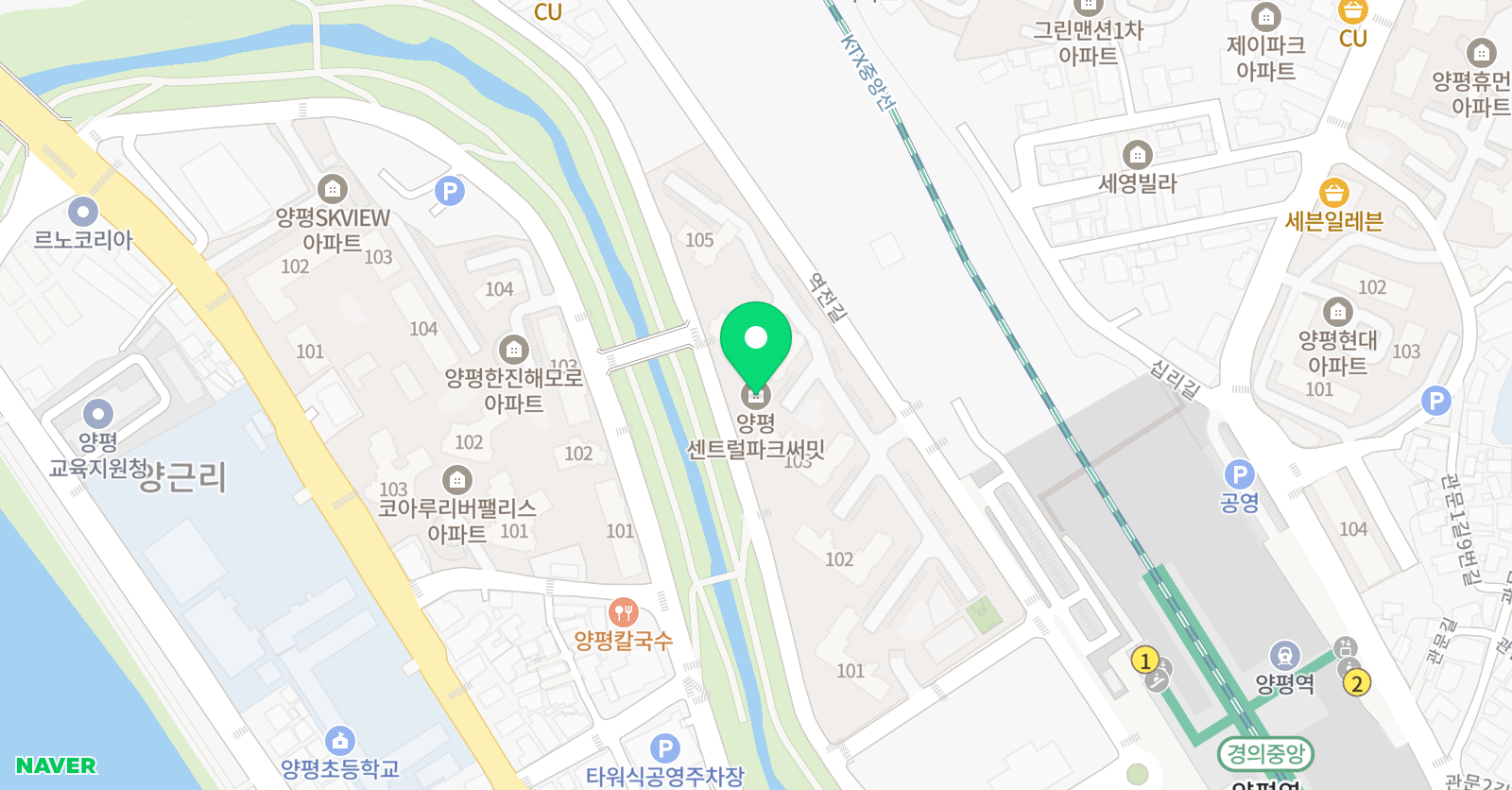영어의숲 영어교습소 위치