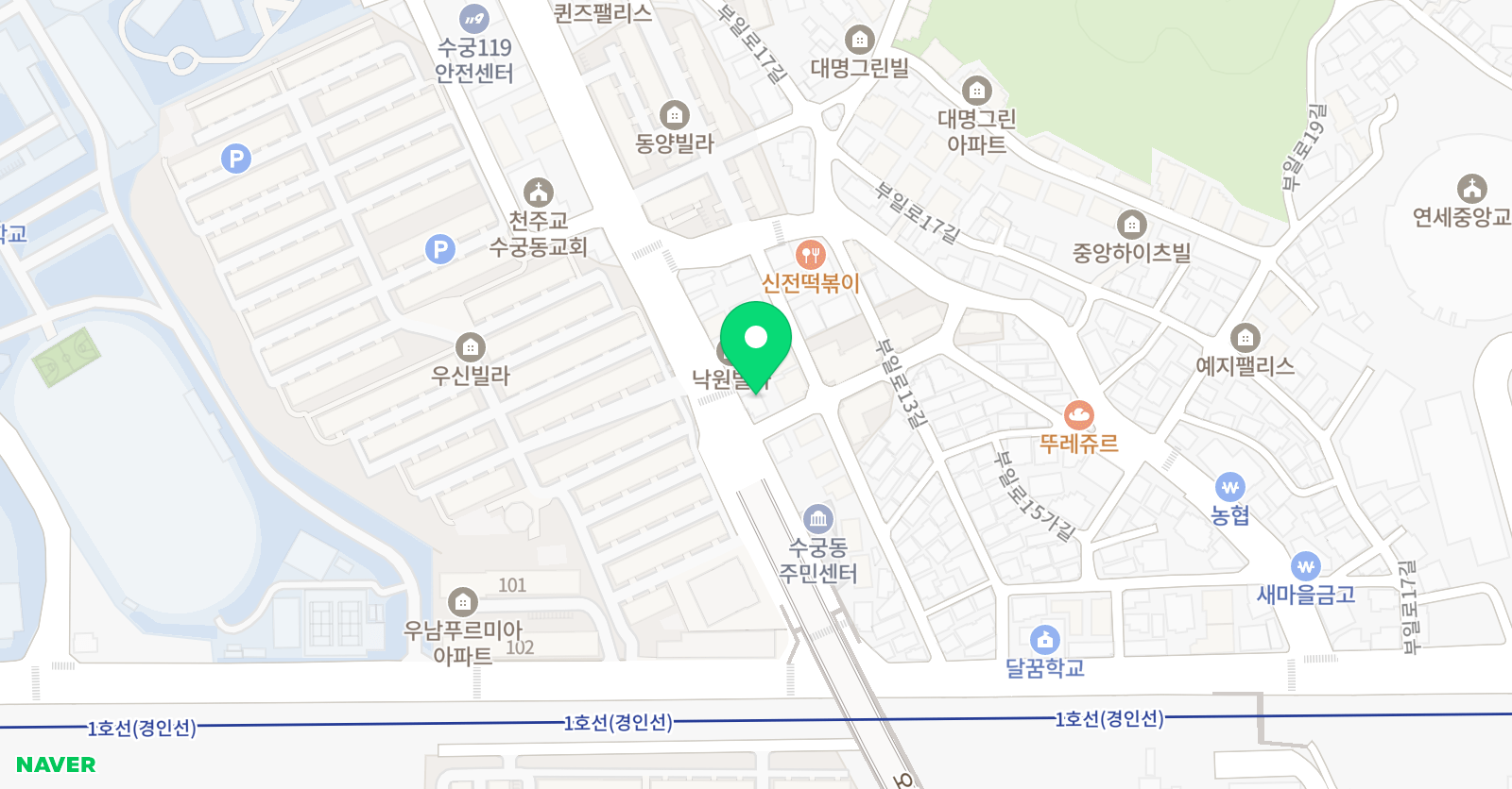 더나은해법 수학학원 위치