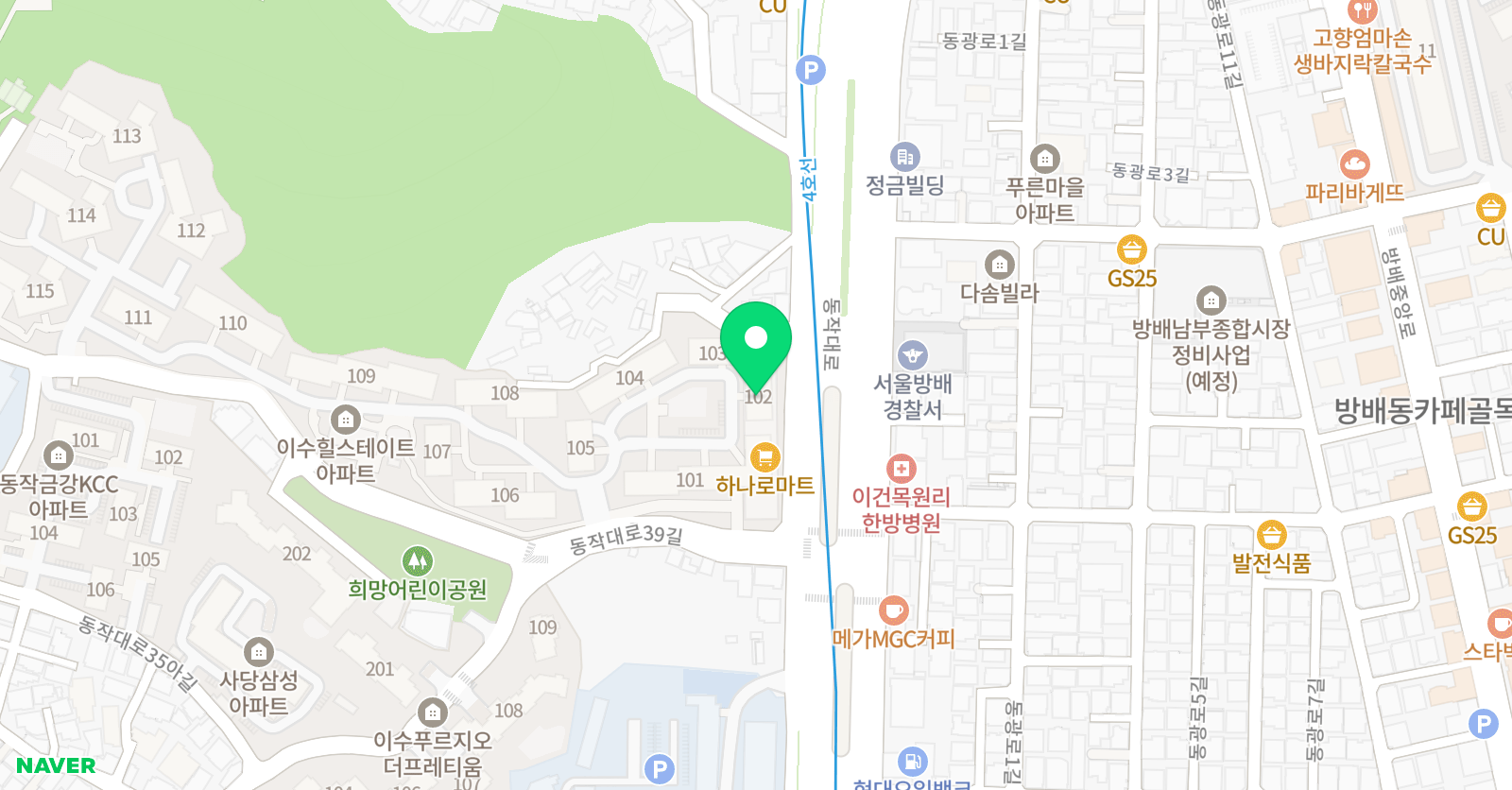 꿈꾸는 피아노 위치