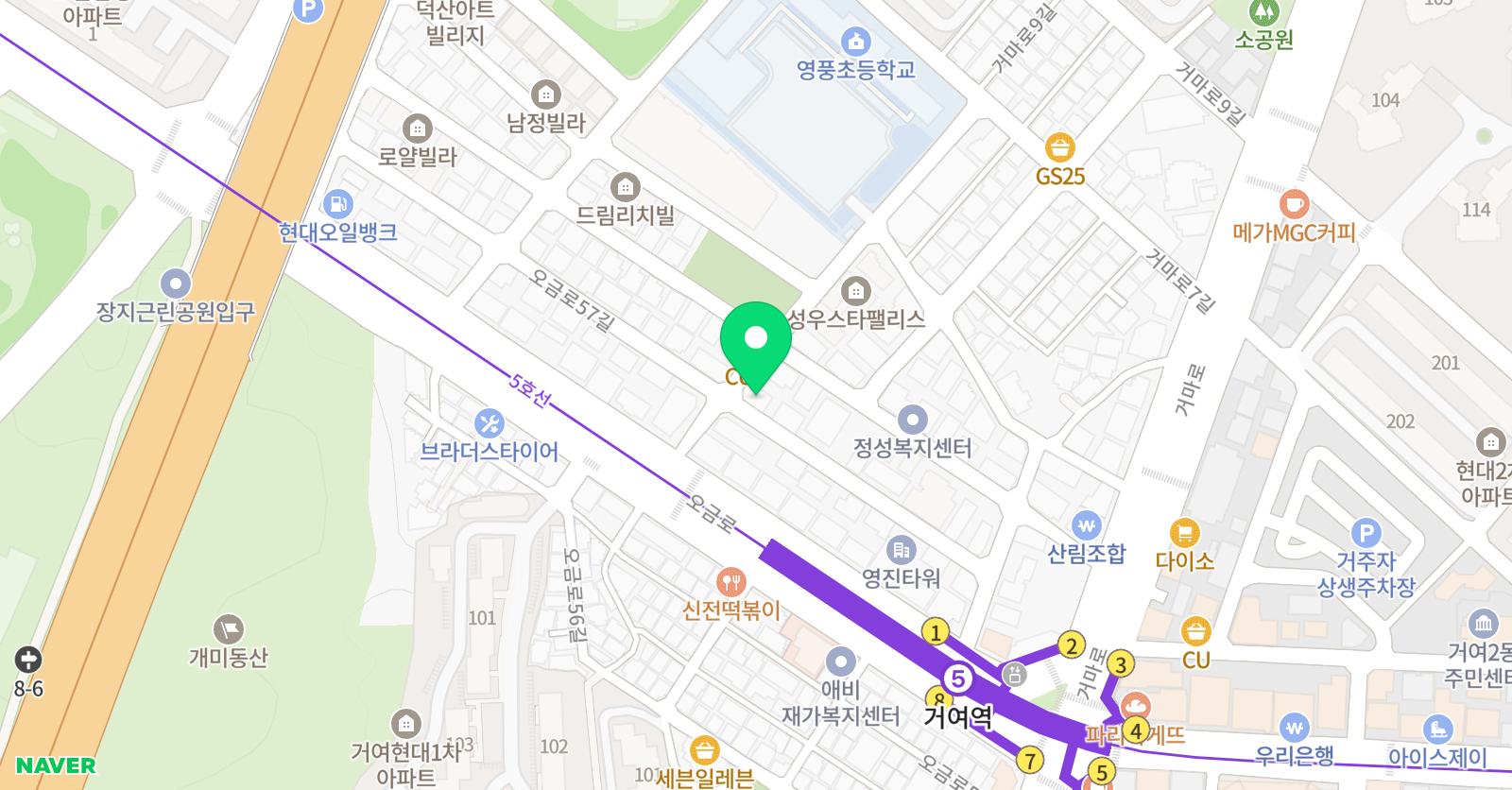 화니 음악학원 위치