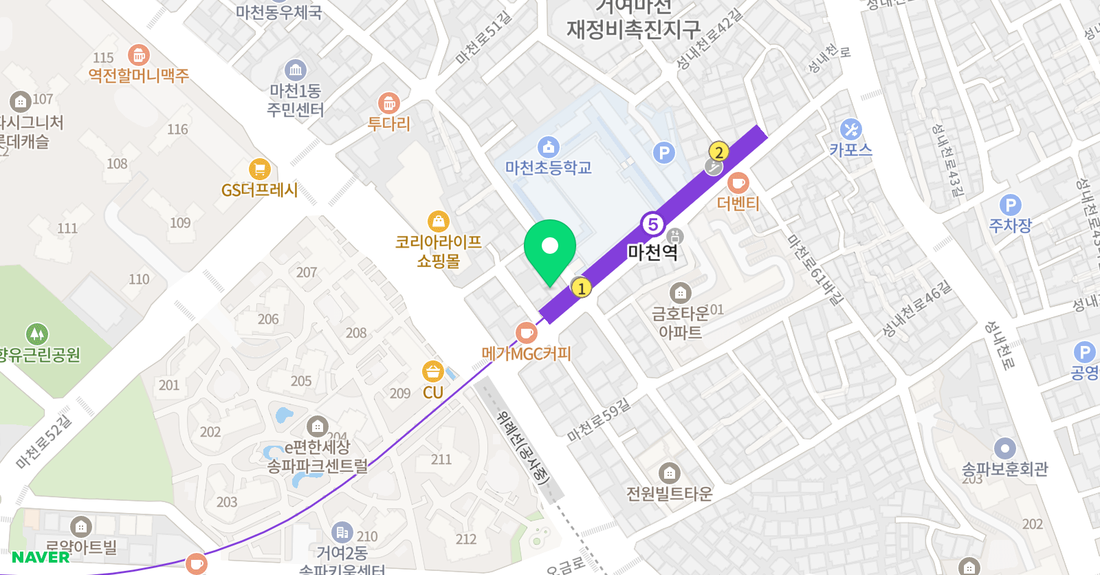 도이치뮤직슐레 음악학원 위치