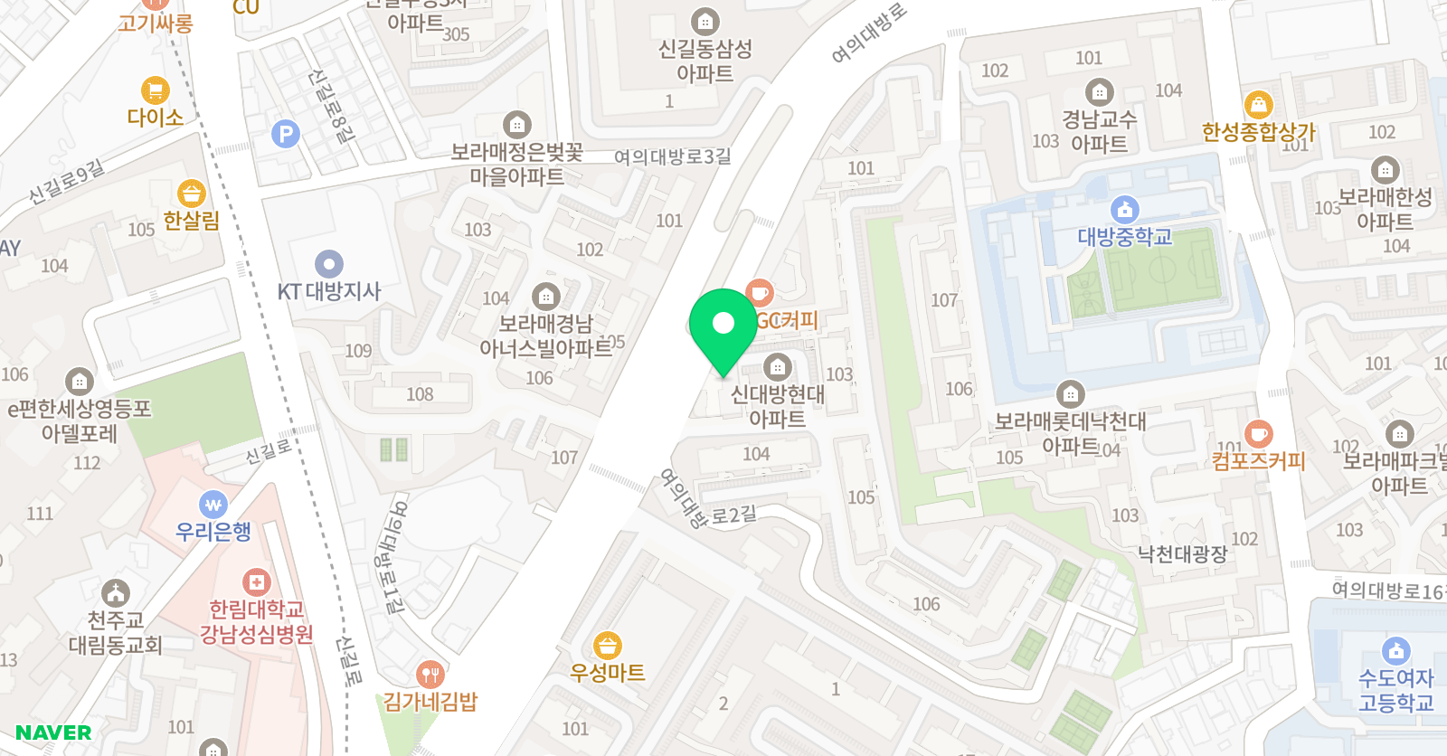 성가 피아노음악교습소 위치