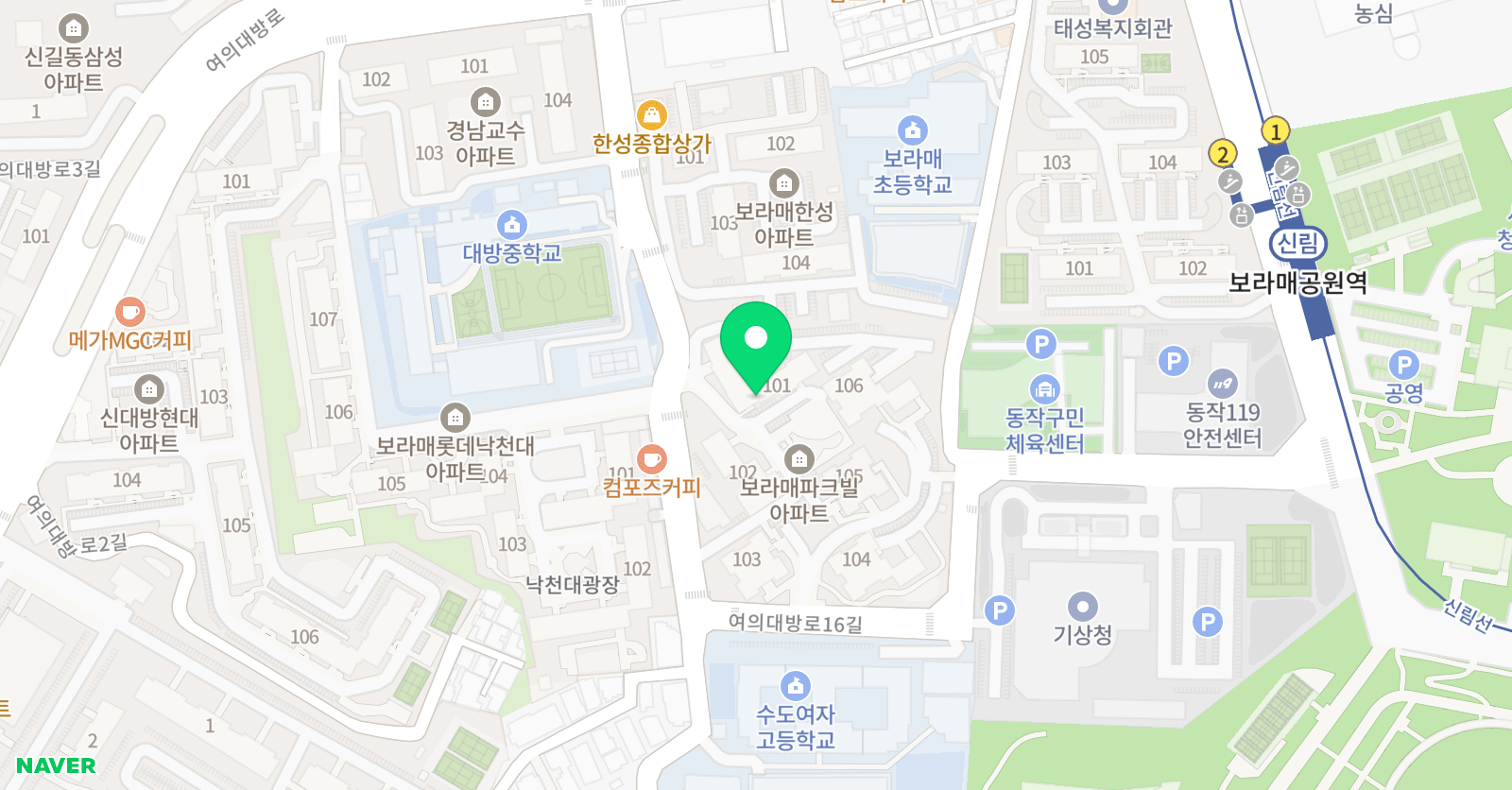 영어공간 위치