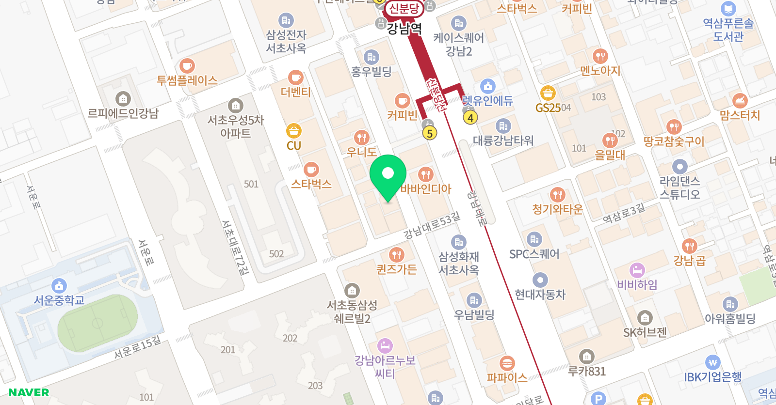 3옥타브장인 위치