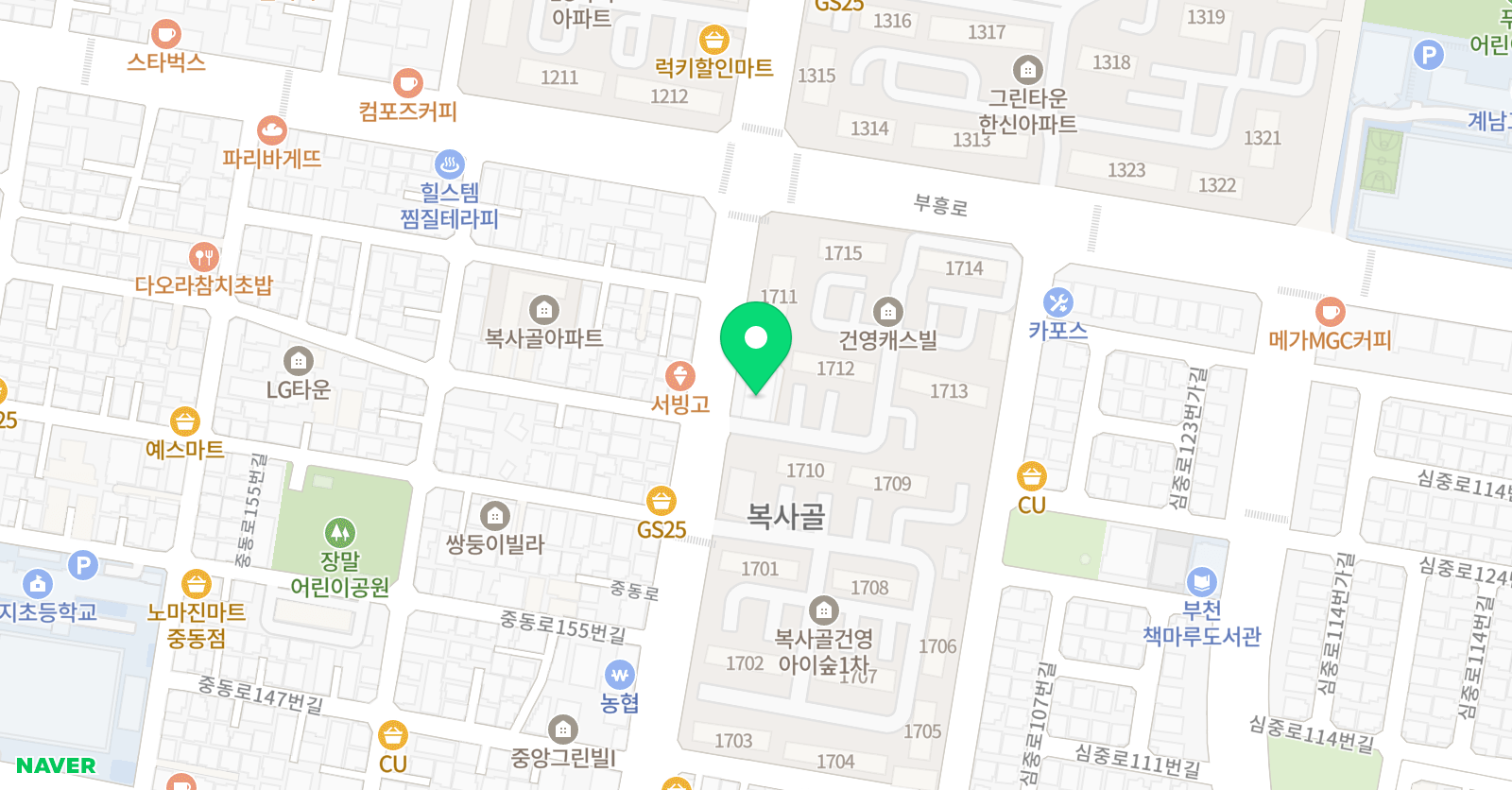 경희대비룡 태권도 위치
