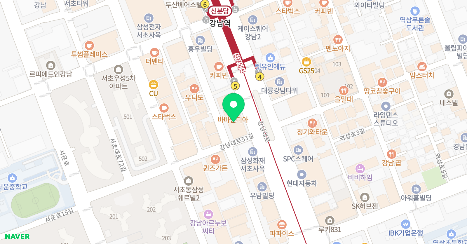 영재 바둑교실 학원 위치