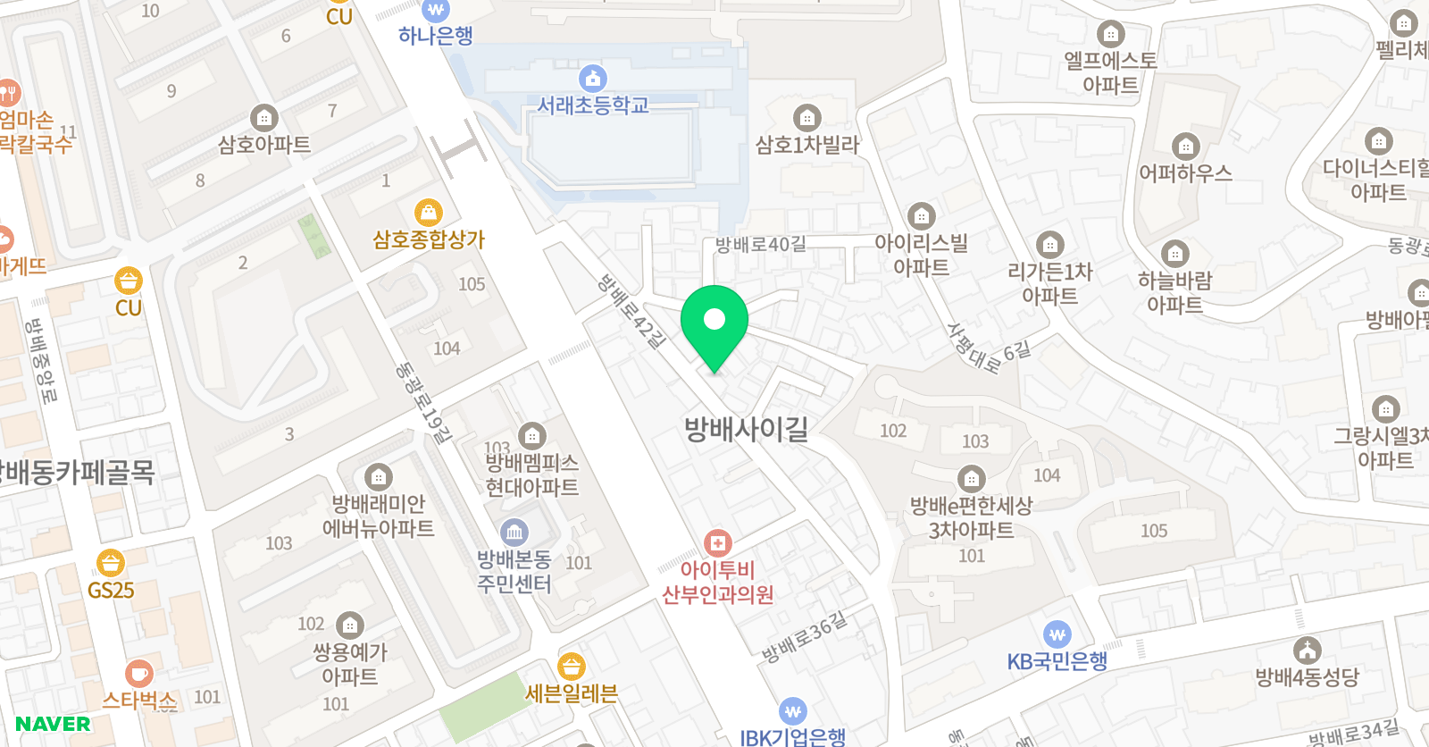 서래하연과학교습소 위치