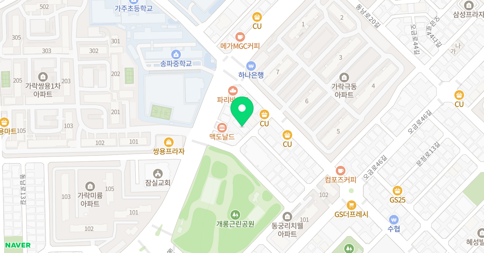 선 수학 선 국어학원 위치