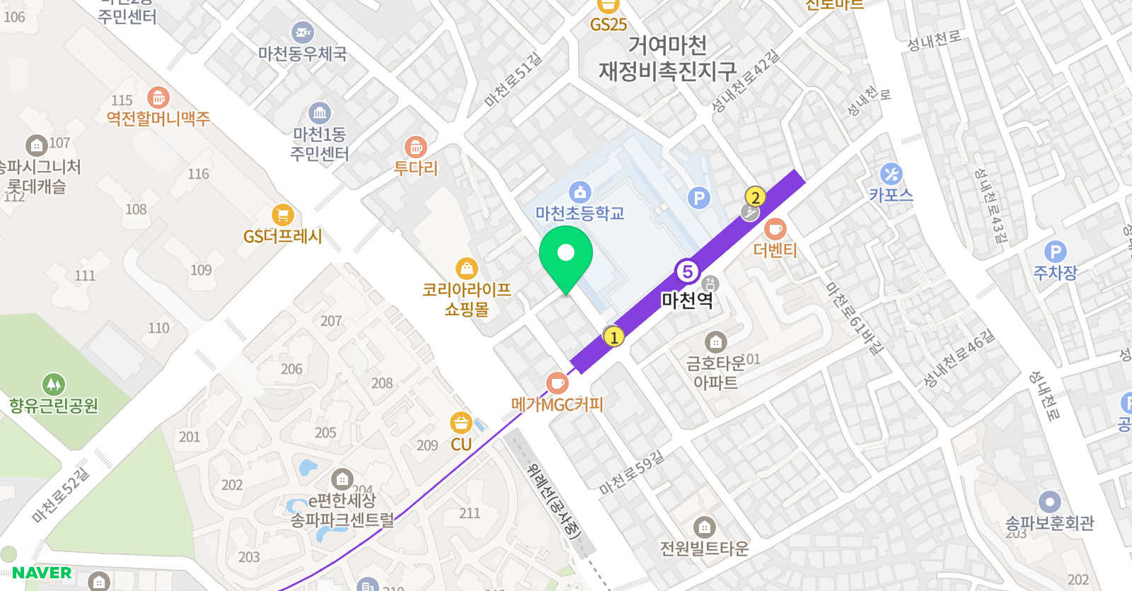 바른 수학교습소 위치