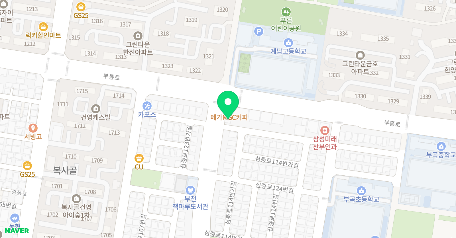 미도움 미술학원 위치