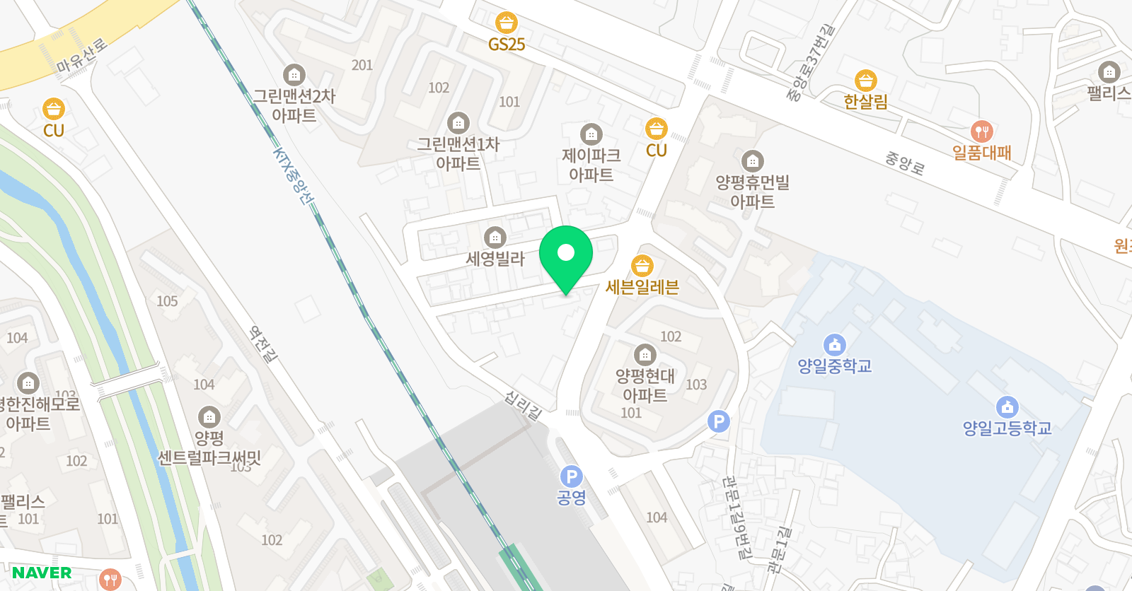 홍글리쉬&홍매쓰 영어수학과학 위치