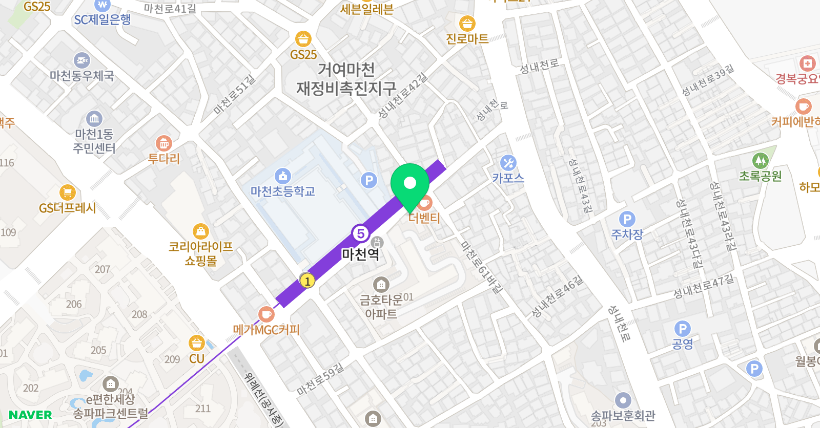 마들렌화실 미술 위치
