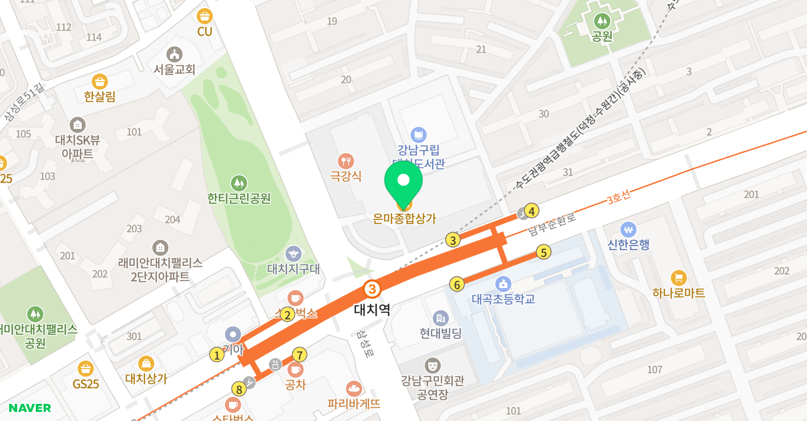 M 수학스튜디오 위치