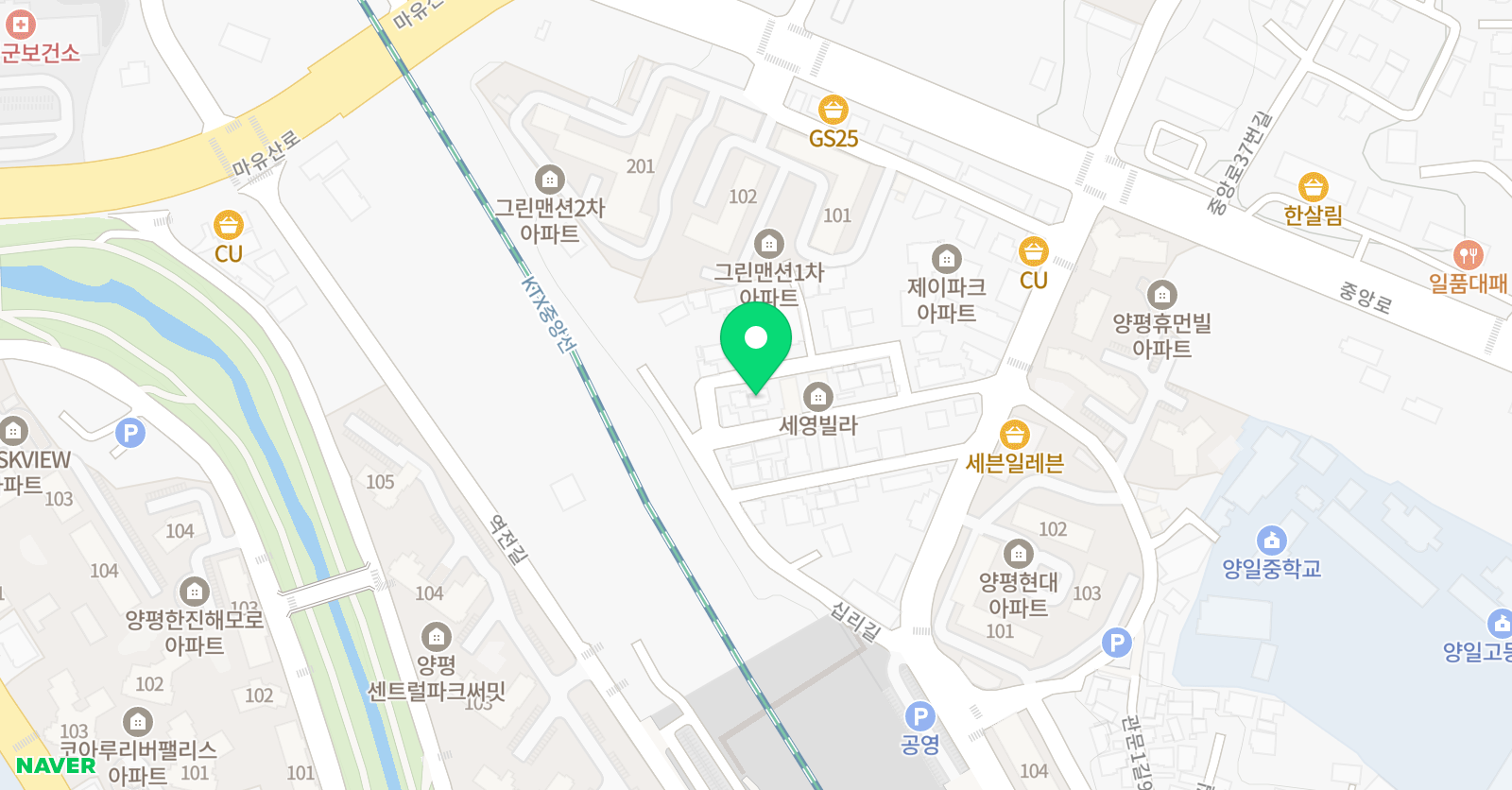 리프 영어학원 위치