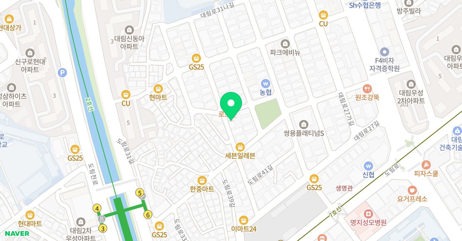 에듀선플러스 학원 위치