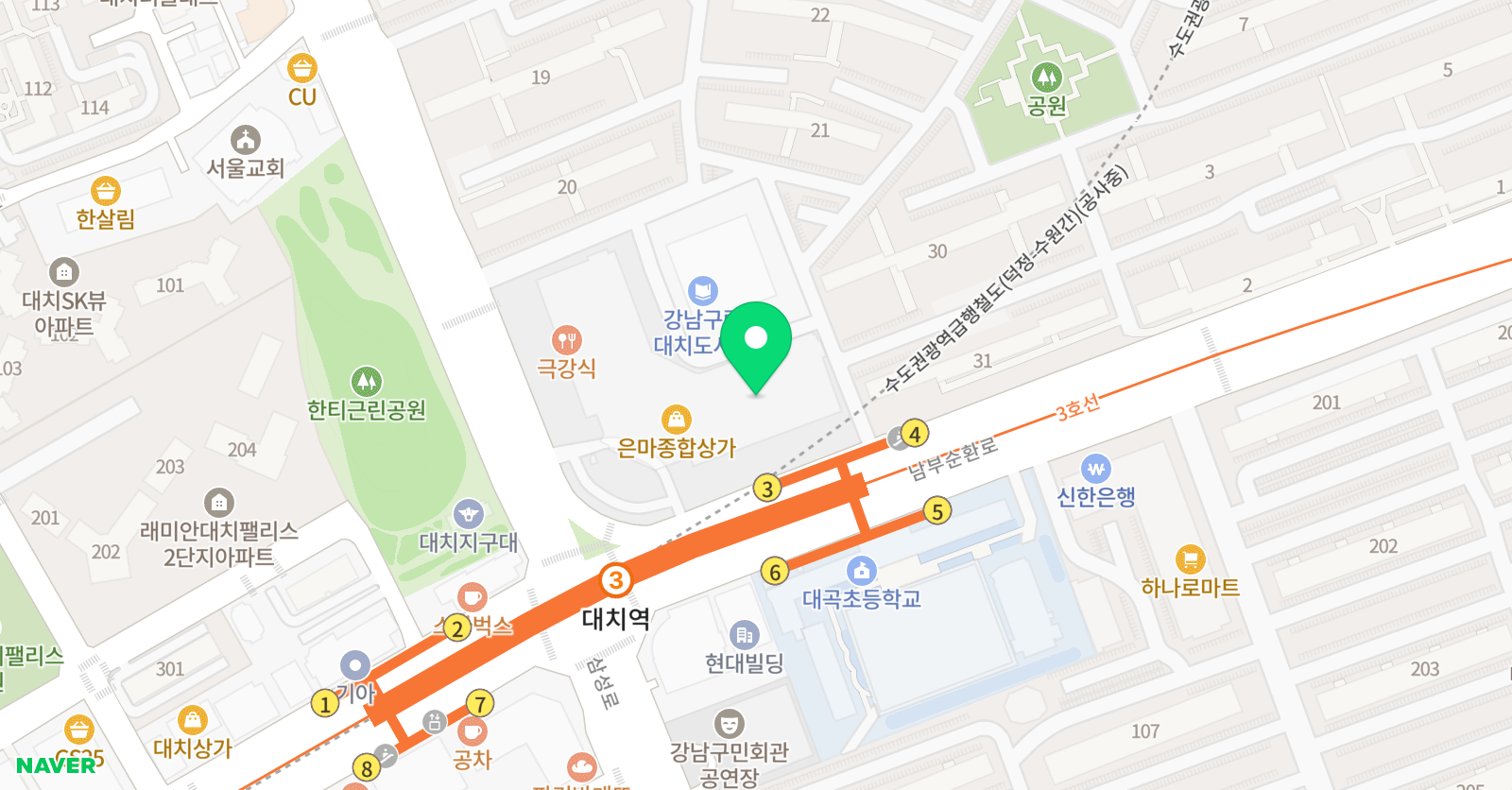 피매쓰 수학교습소 위치