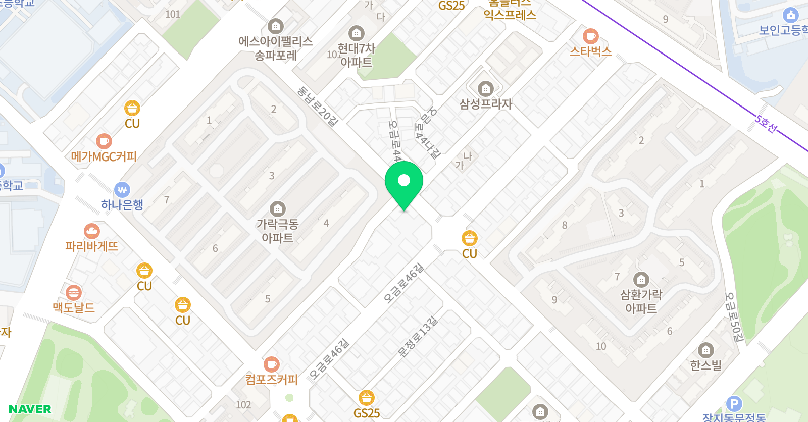 키 수학학원 위치