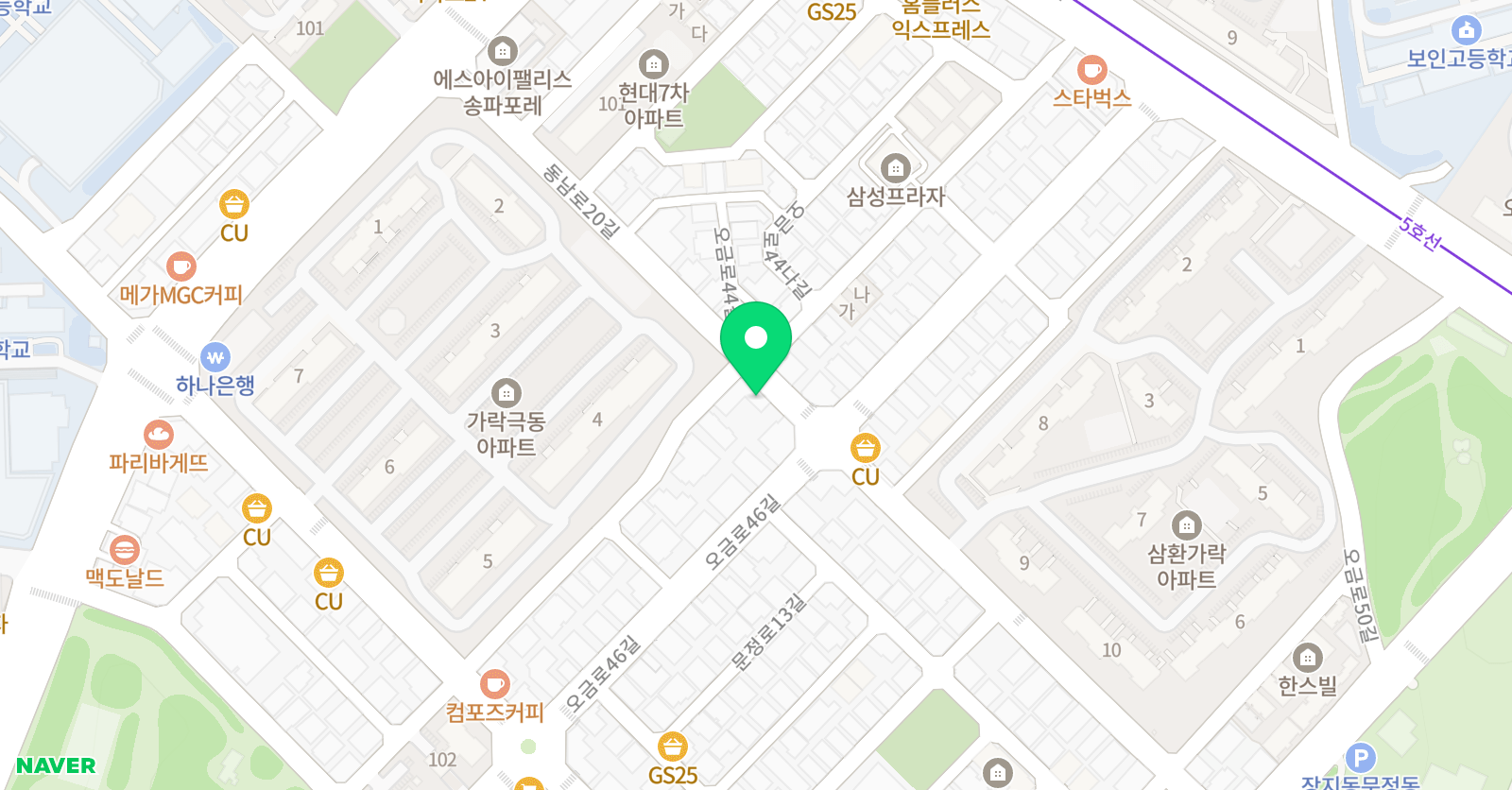 뉴멘토 보습학원 위치