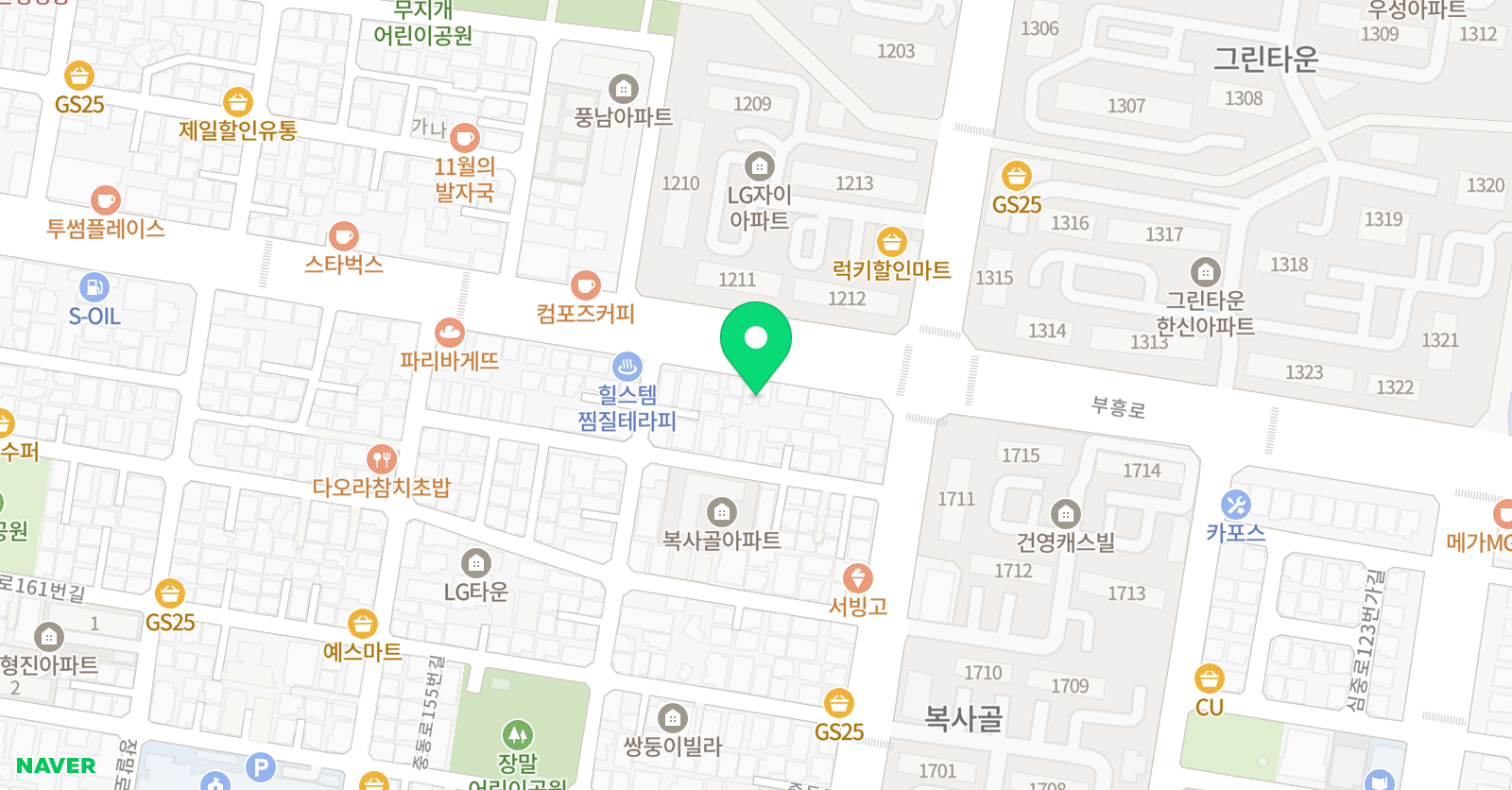초석 검도관 위치