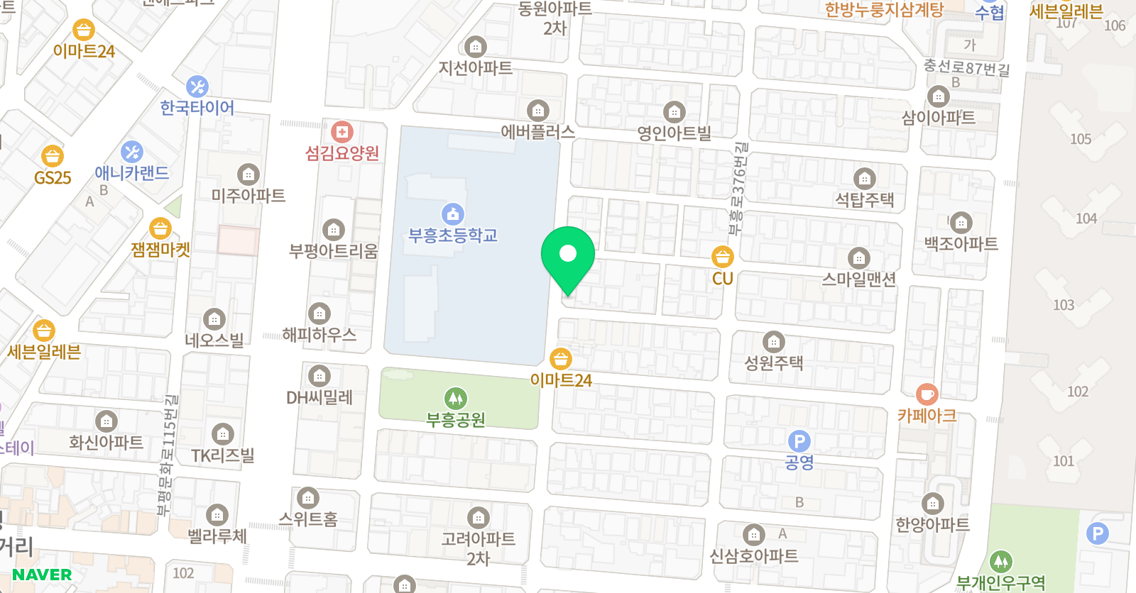 샤론 음악학원 위치