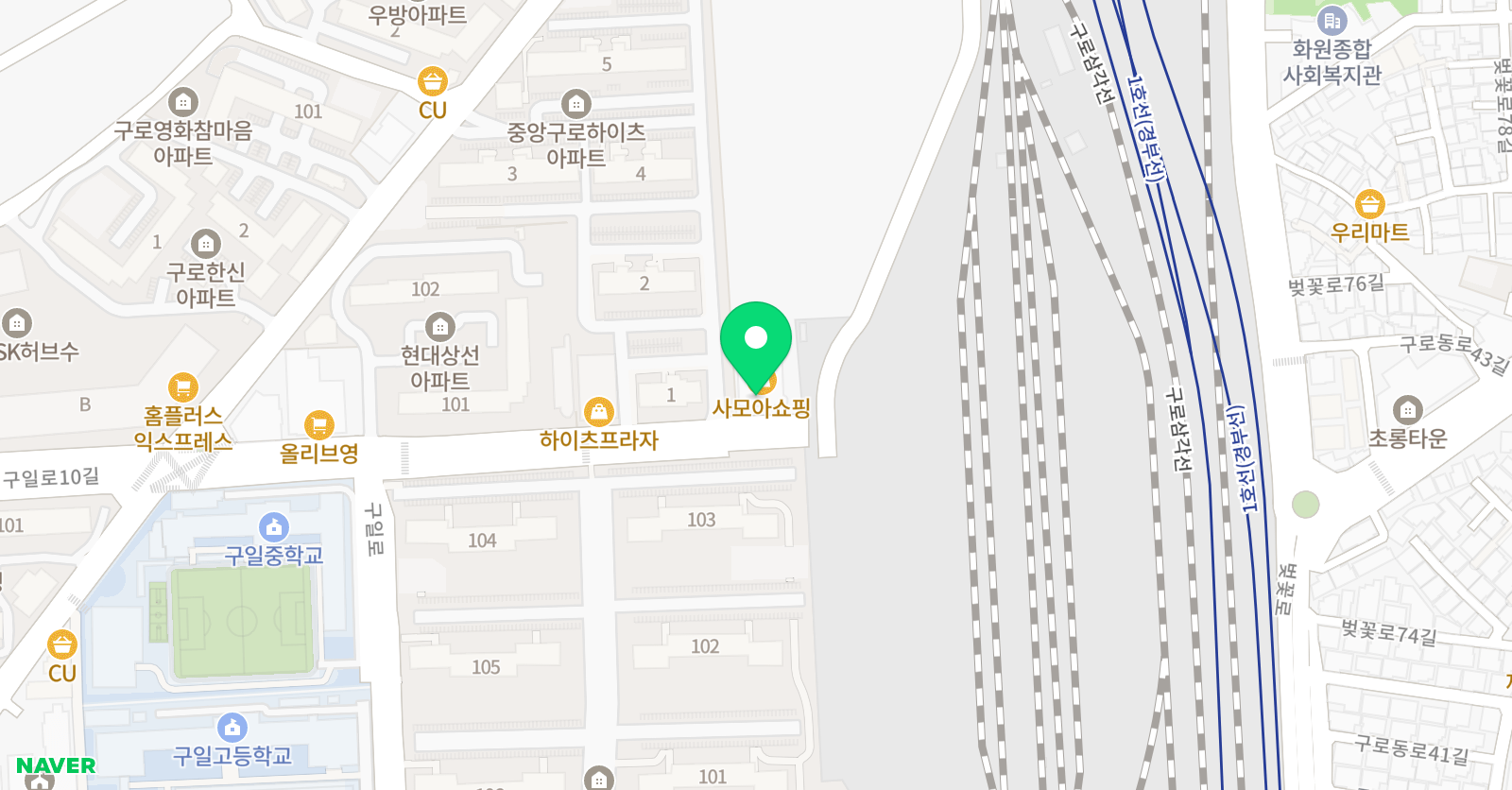 화이트타이거 태권도 위치