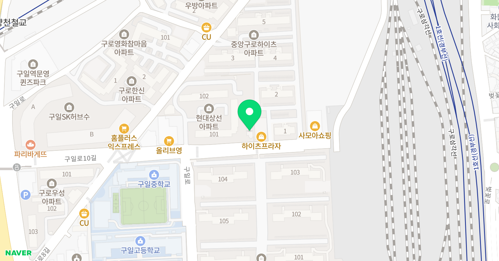비전SnD 학원 위치