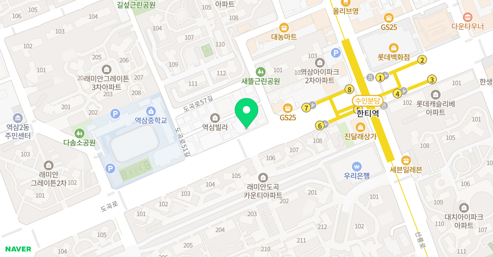 피아이 어학원 위치