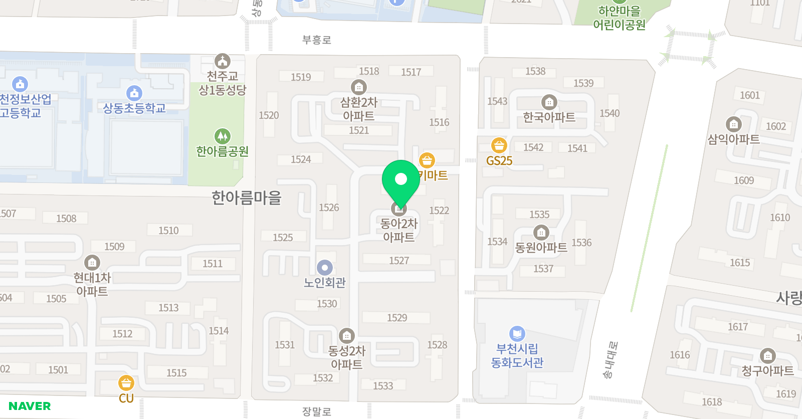 기탄사고력교실 부천상동한아름점 위치