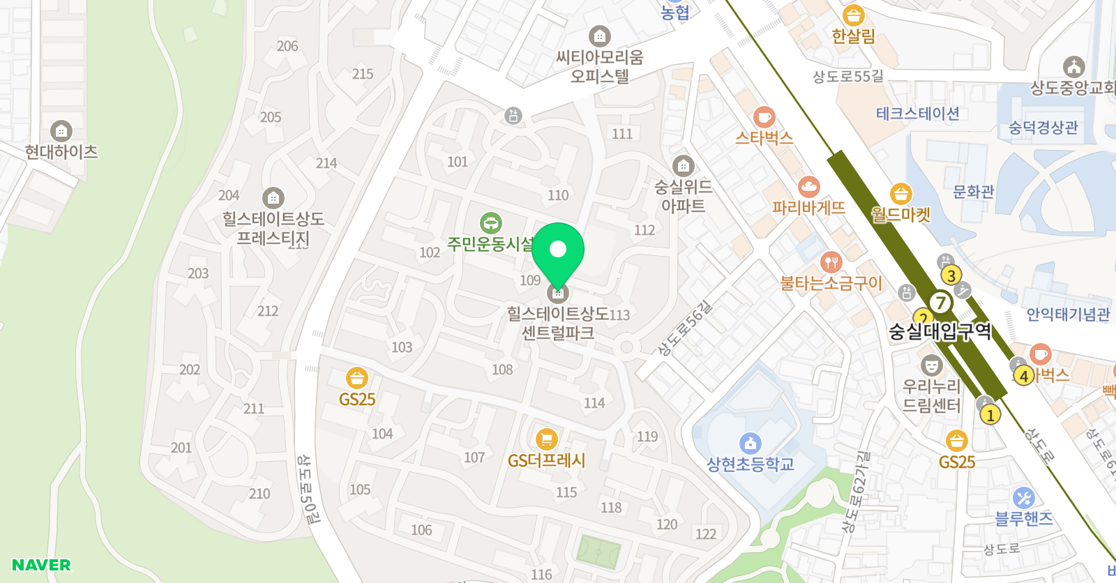 놀작마이아트 소다아트센터 위치