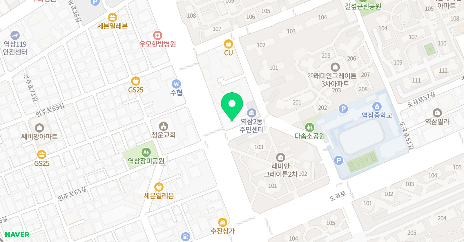 한국시찌다교육 강남레드센터점 위치