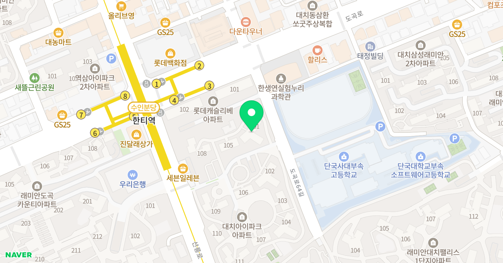 마라톤 수학센터 위치