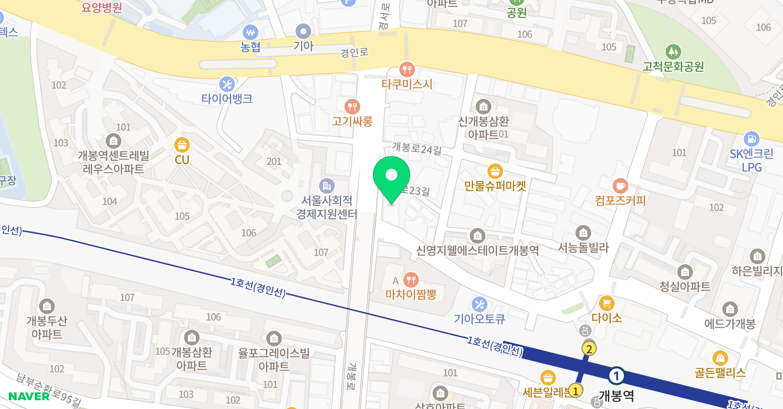 전원 미술학원 위치