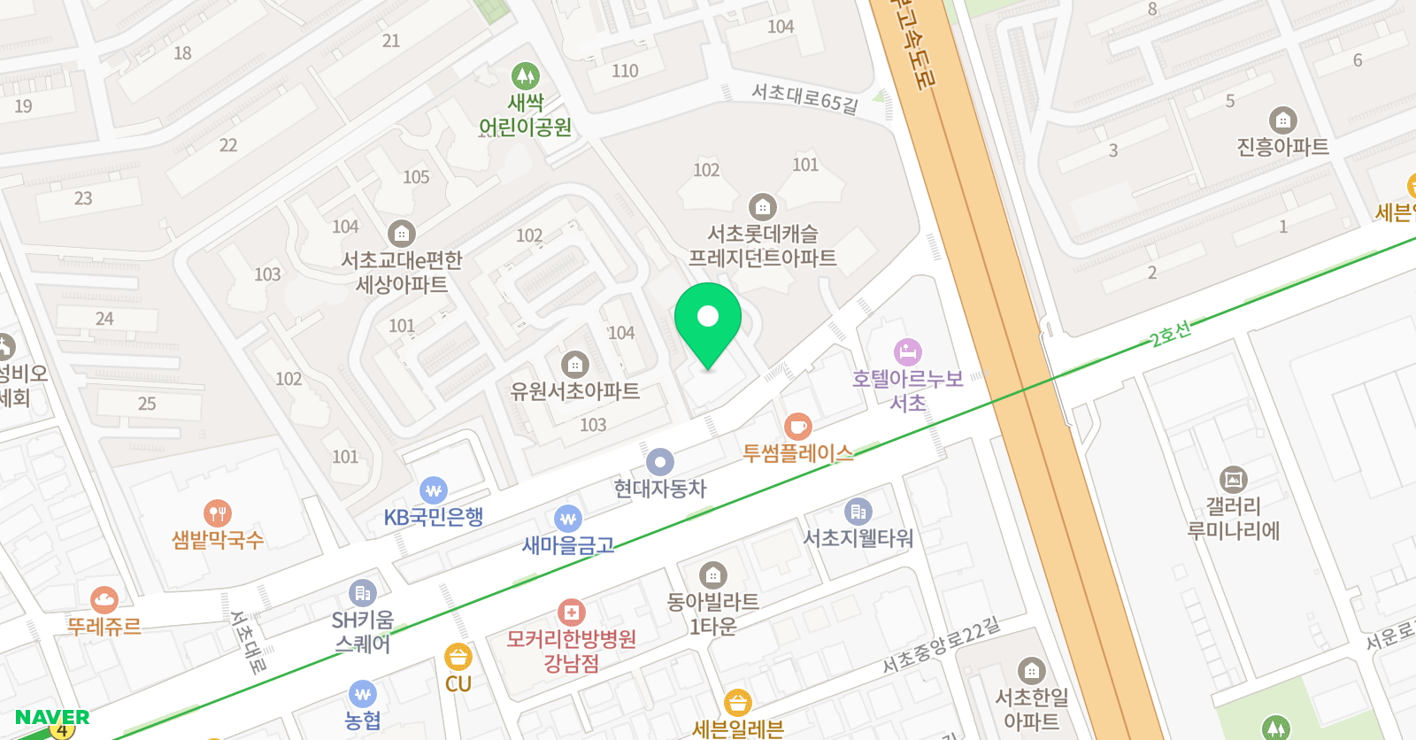 강남알프레드 피아노 위치