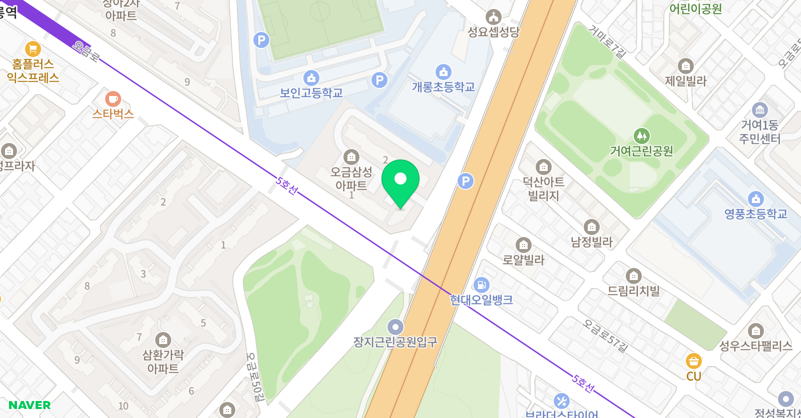개롱 효태권도 위치